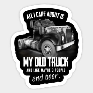Classic Mack Truck Sticker